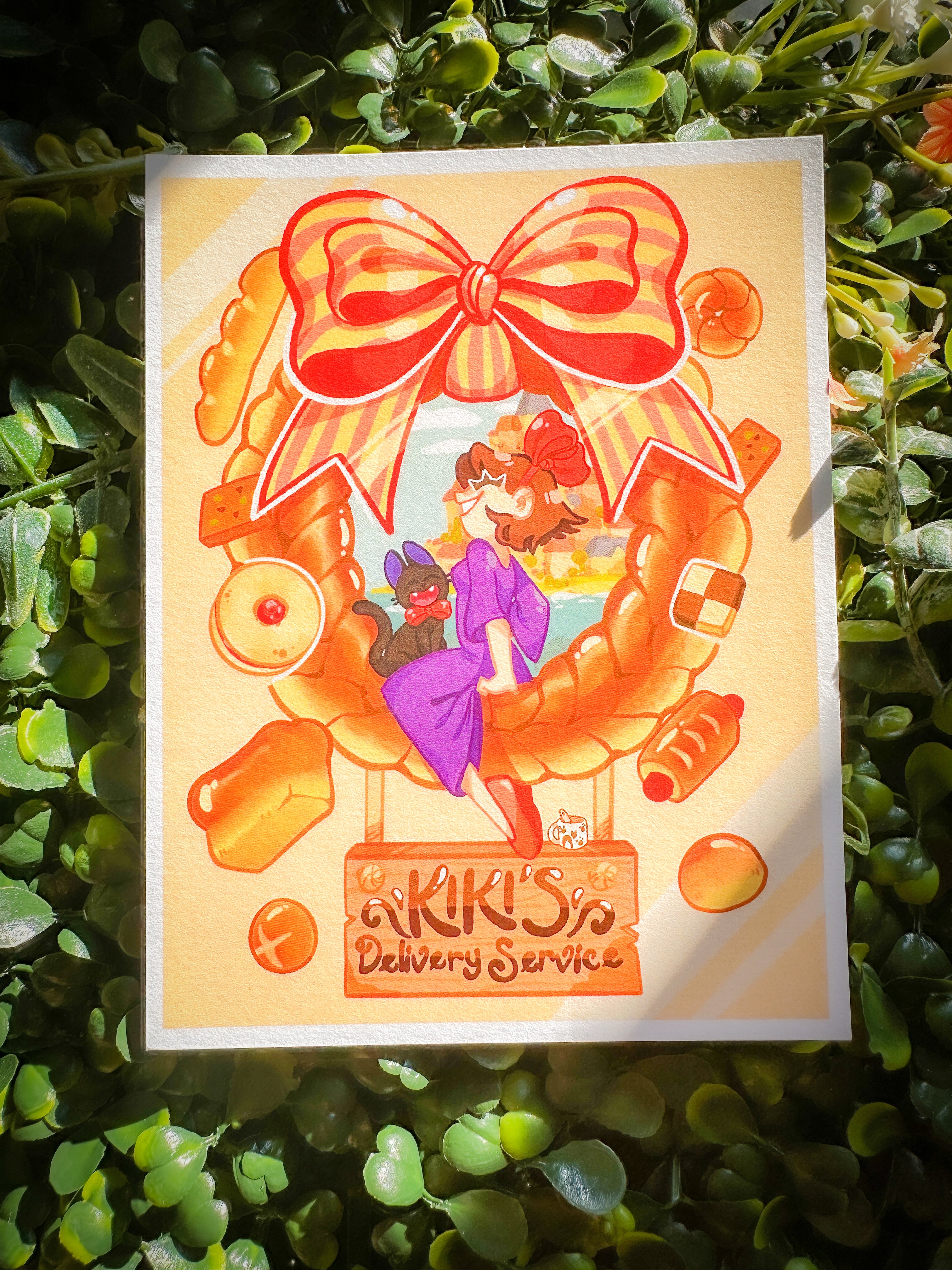 Kiki Inspired Postcard Print
