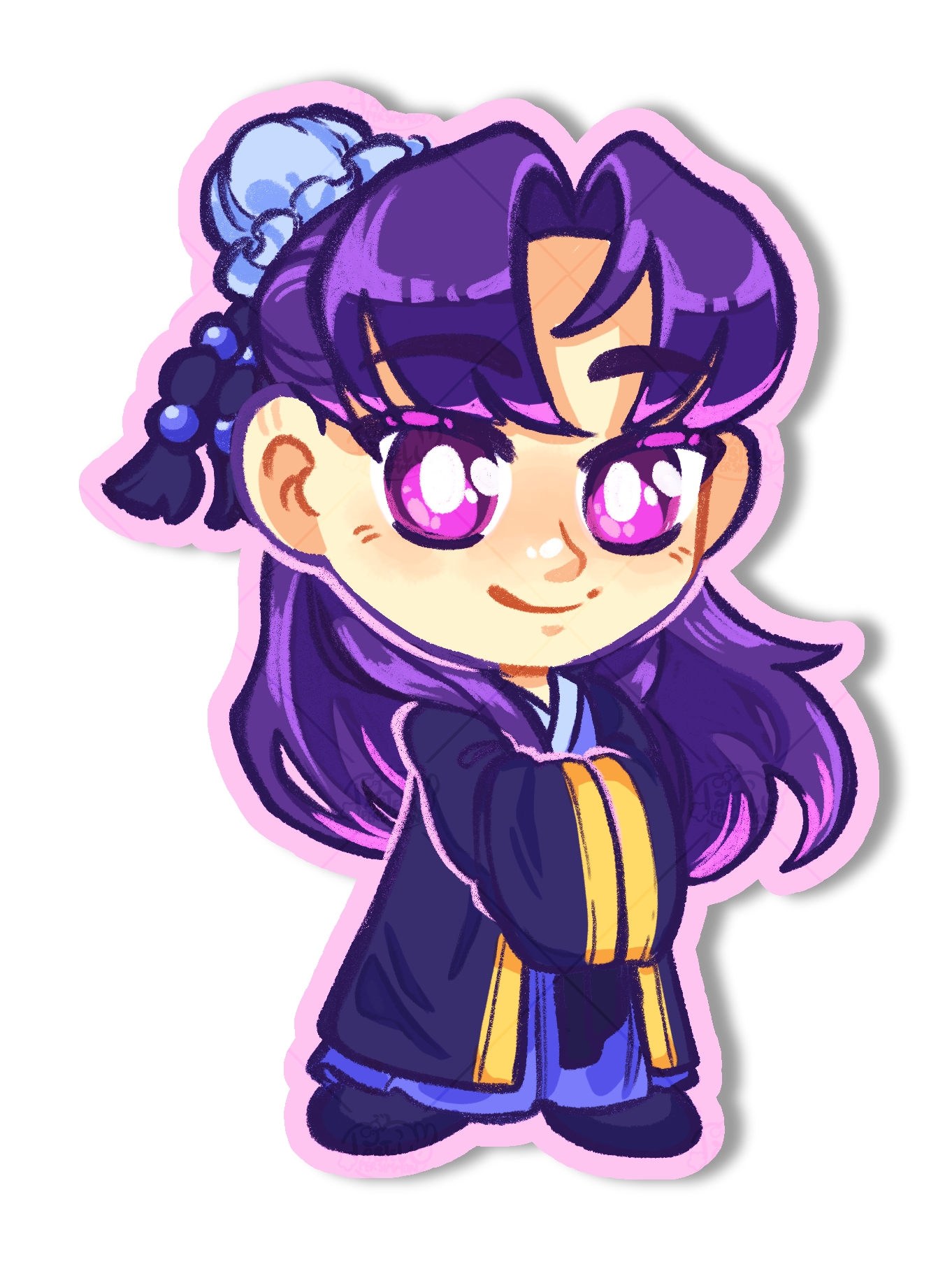 Jinshi Inspired Die Cut Sticker