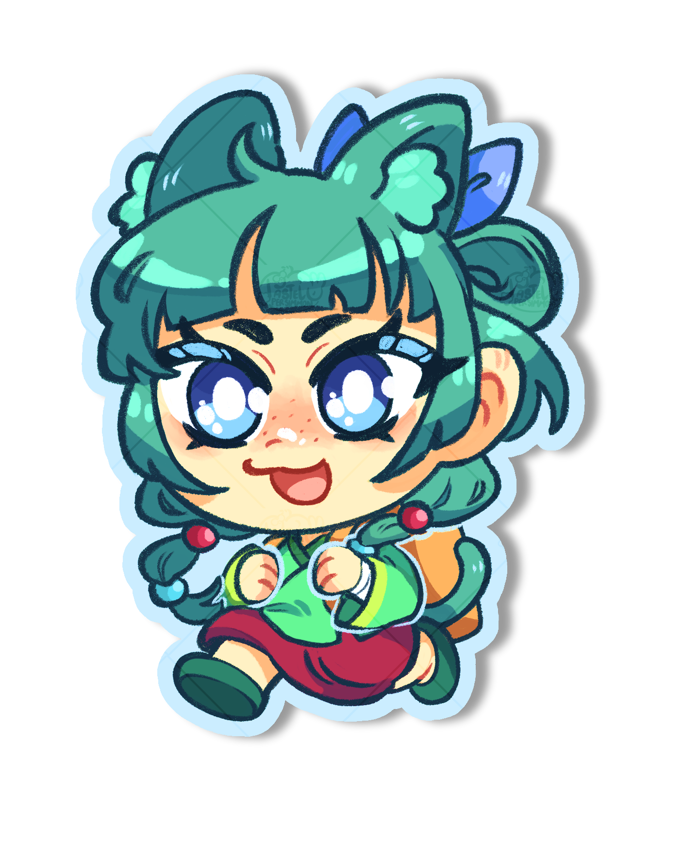 MaoMao Inspired Die Cut Sticker