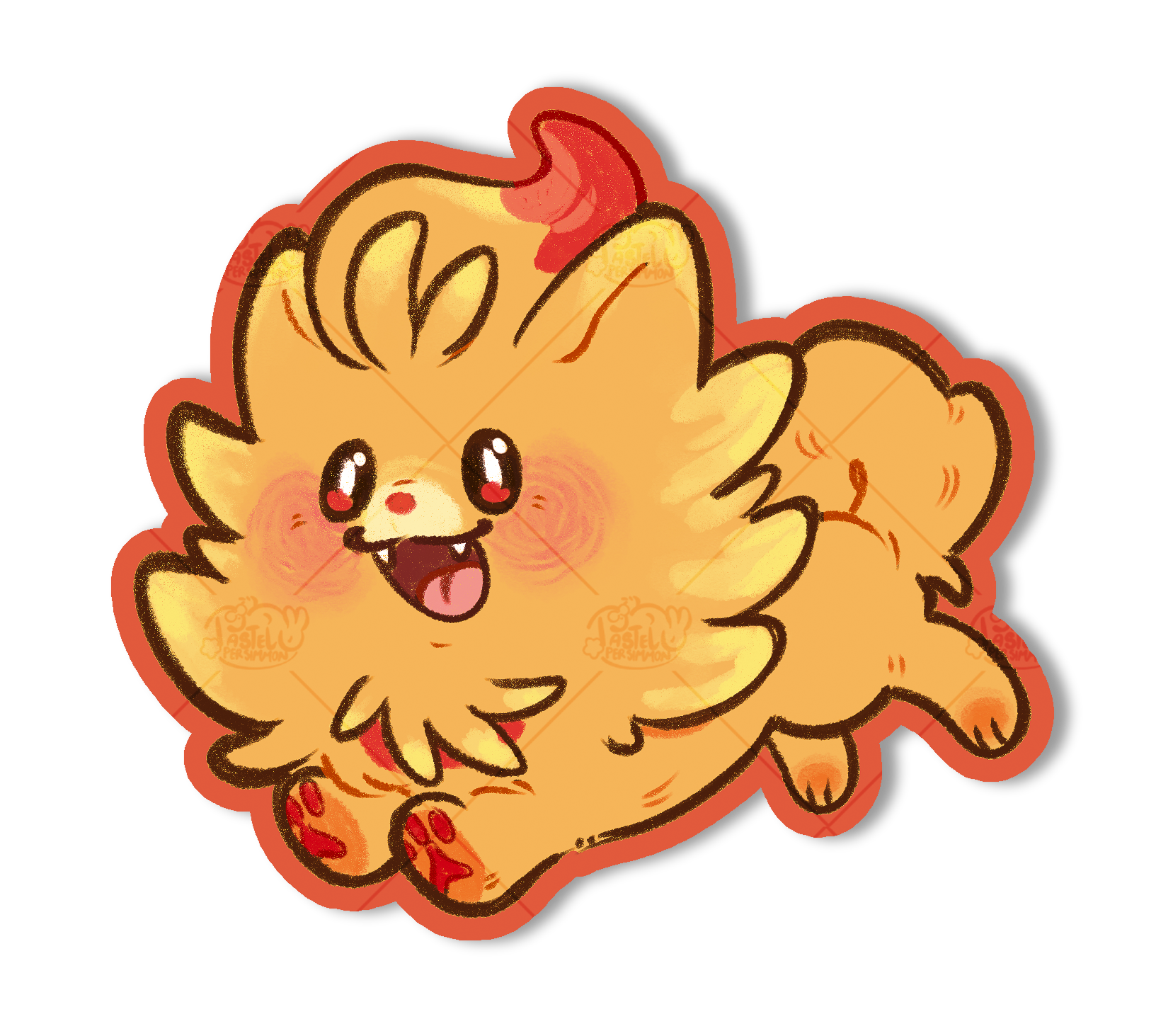 Pombon Inspired Die Cut Sticker