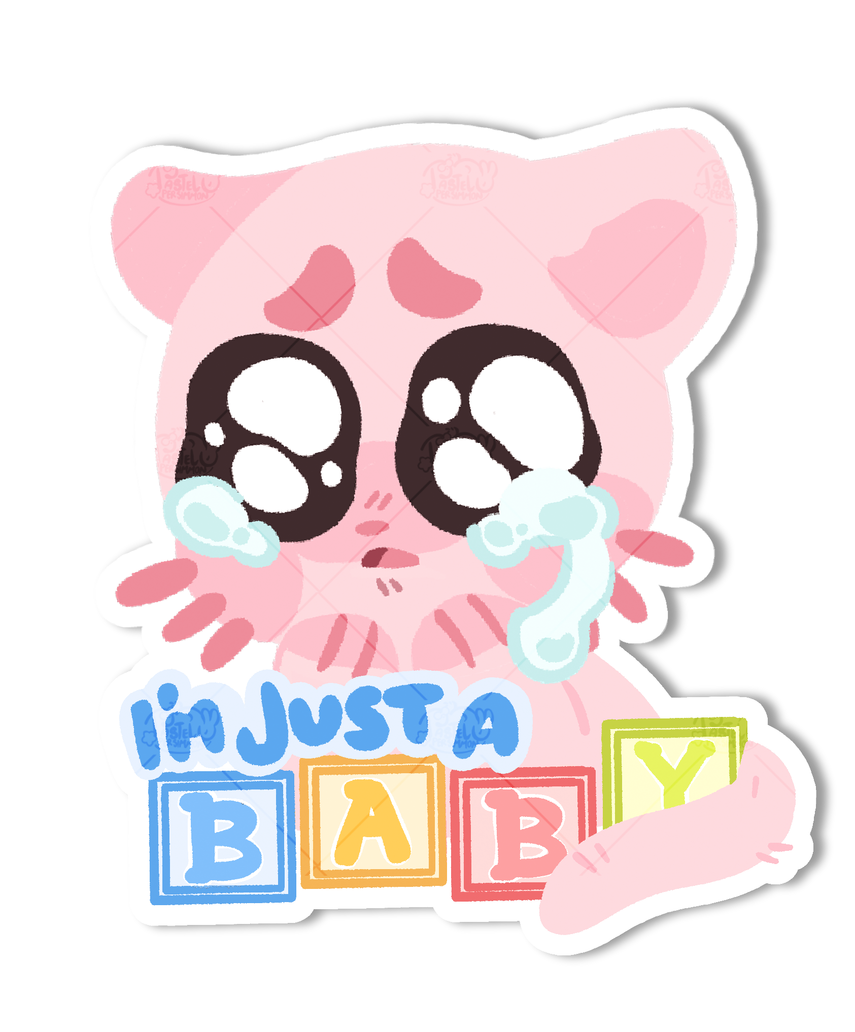 I'm Just a Baby Die Cut Sticker